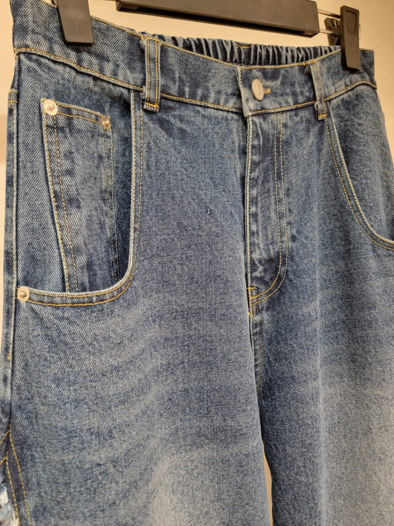 230850 - Fringed Laces Wide Pant (10% Off)