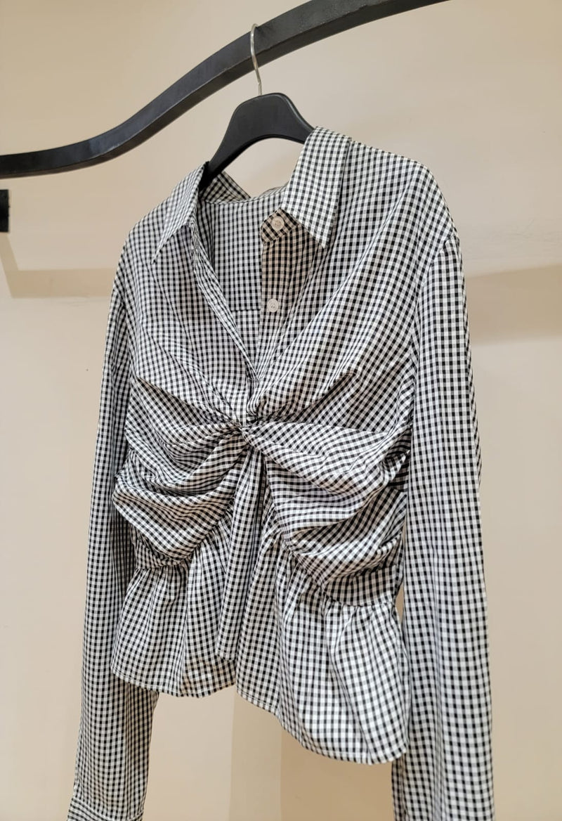 231041 - Checked Pattern Top
