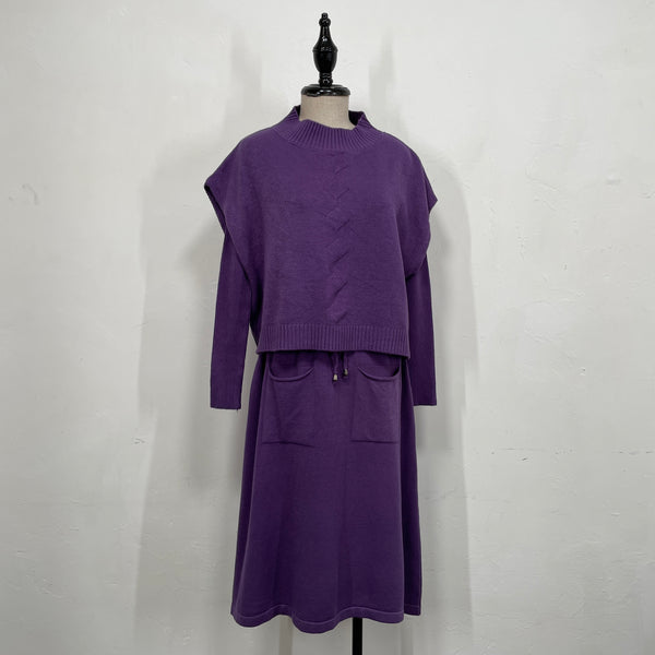 231032 - Knit Dress Set (📣 New Item 📣)