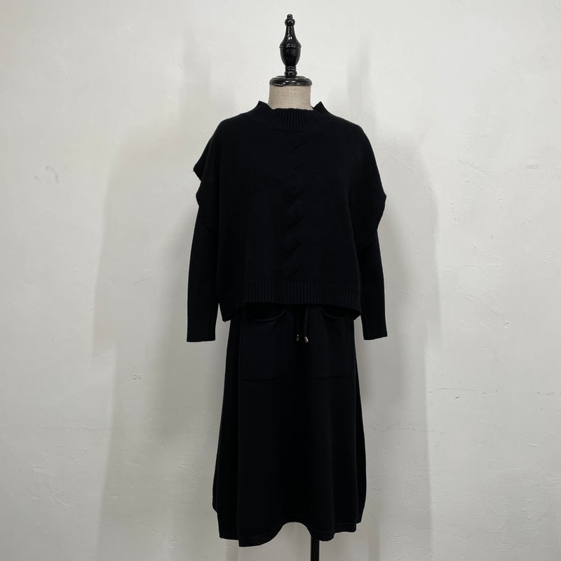 231032 - Knit Dress Set (📣 New Item 📣)