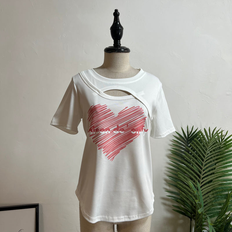 240229 - Heart Print Top