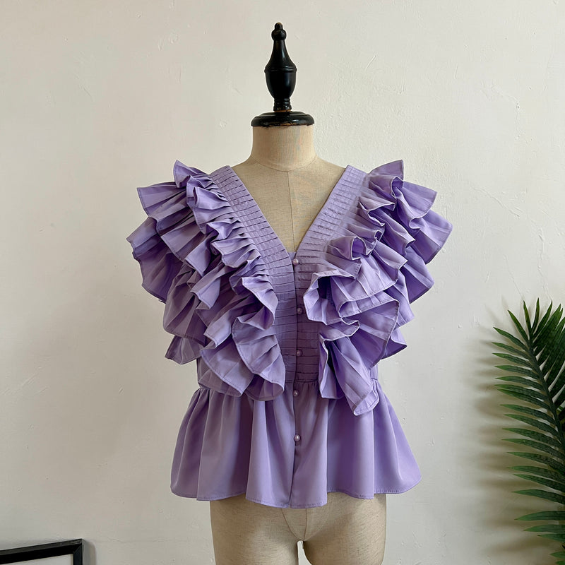 230049 - Ruffle Top (❤️ Hot Item ❤️)
