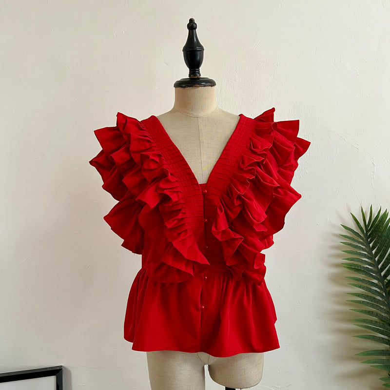 230049 - Ruffle Top (❤️ Hot Item ❤️)