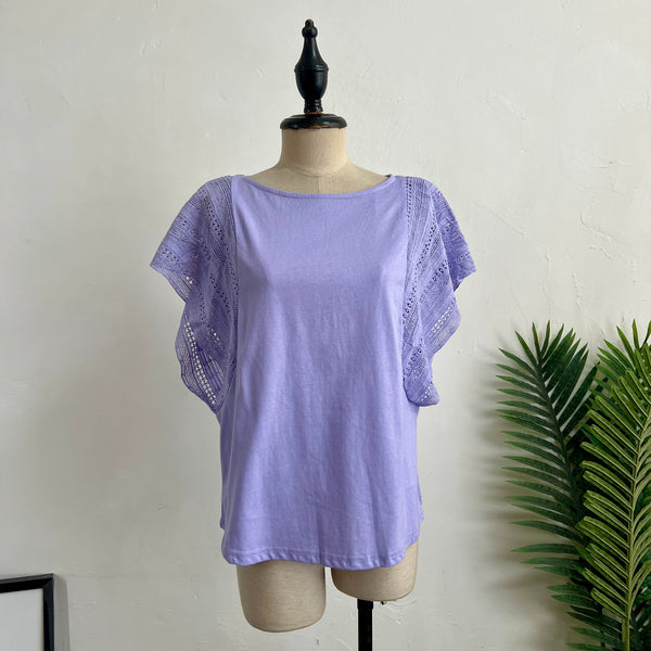 250256 - Lace Sleeves Top