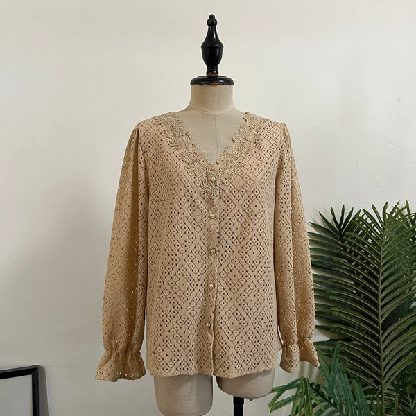 250895 - Lace Neck Top