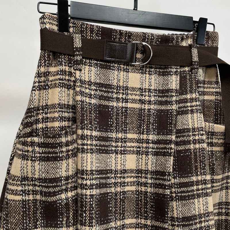 231051- Checked Pattern Skirt (📣 New Item 📣)