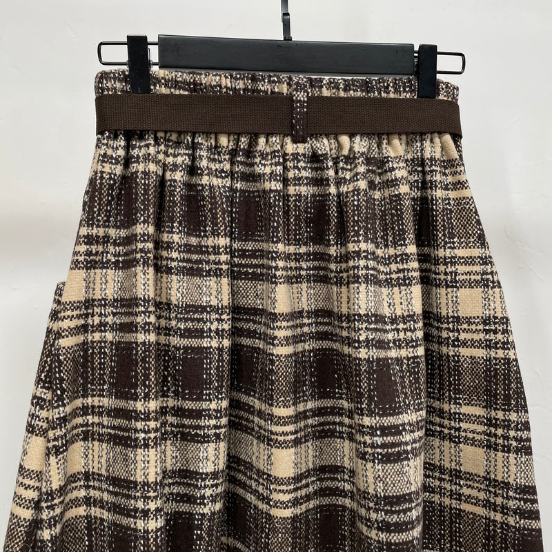 231051- Checked Pattern Skirt (📣 New Item 📣)