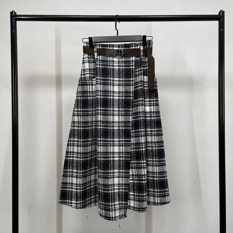 231051- Checked Pattern Skirt (📣 New Item 📣)