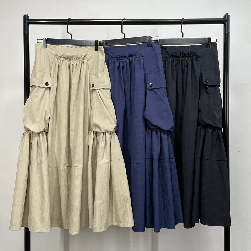 231095 - Two Pockets Skirt (📣 New Item 📣)