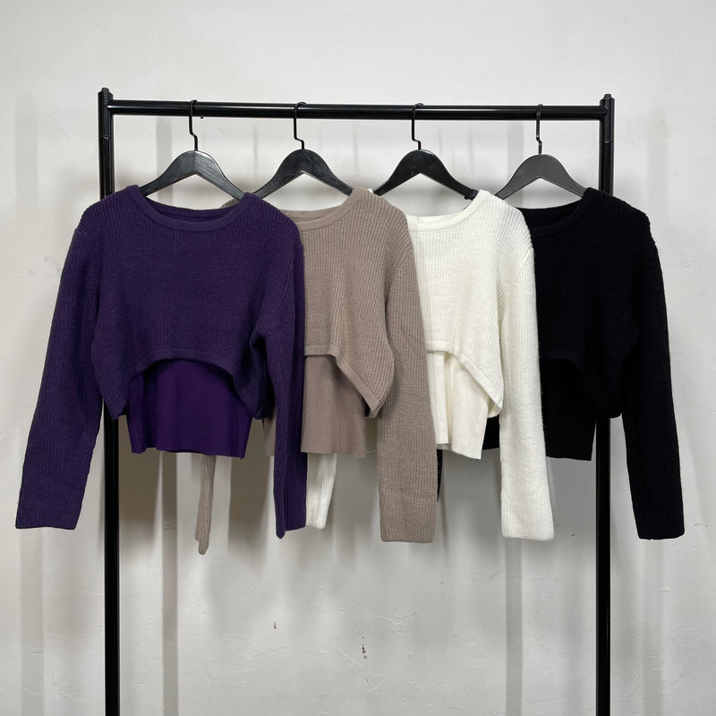231092 - Knit Top Set (📣 New Item 📣)