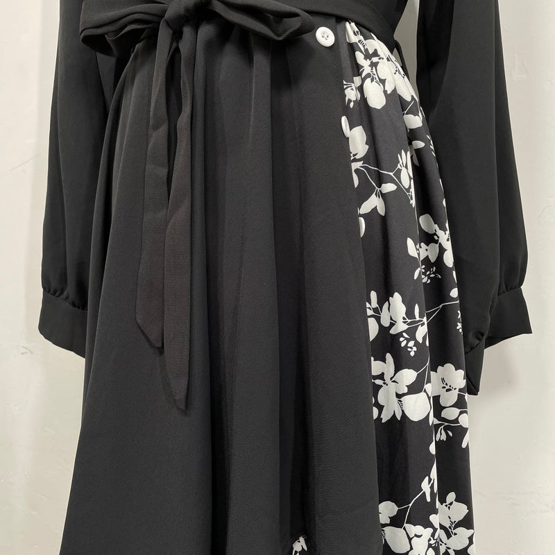 231100 - Floral Silky Dress(10% Off)