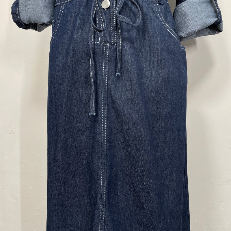 231090 - Hooded Denim Dress(📣 New Item 📣)
