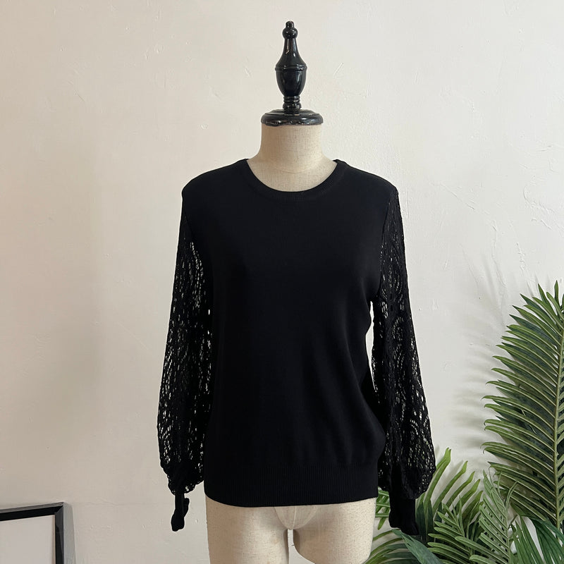 241310 -Lace Sleeve Top