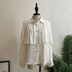 241316 -Pleated Chiffon Blouse