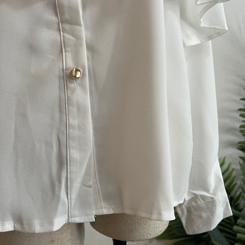 241316 -Pleated Chiffon Blouse