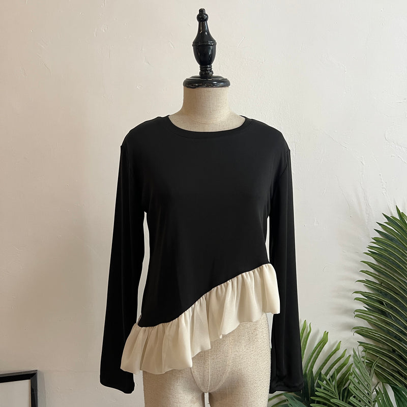 241296 -Ruffle Bottom Top