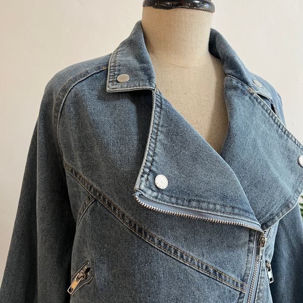 241292 -Denim Biker Jacket