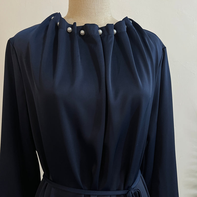241289 -Peal Silky Dress