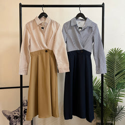 241313 -Straight Grain Dress