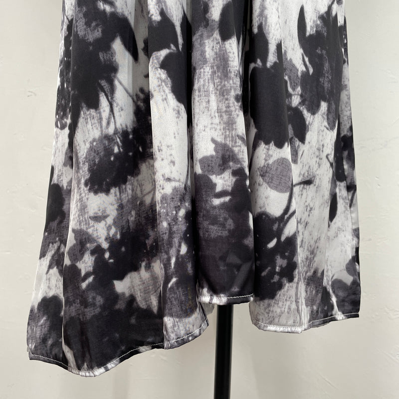 230465 - Ink Print Silky Dress (Best Price)