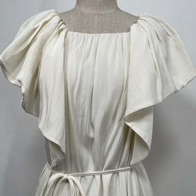 230466 - Crinkle Ruffle Sleeve Dress (Best Price)