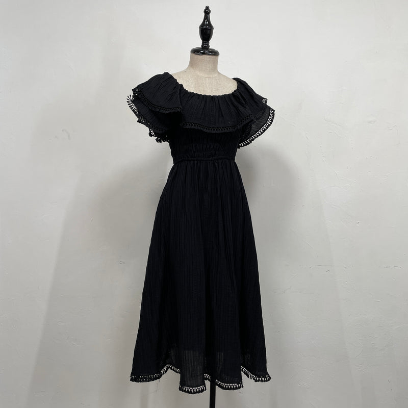 230474 - Crinkle Off Shoulder Dress (Best Price)