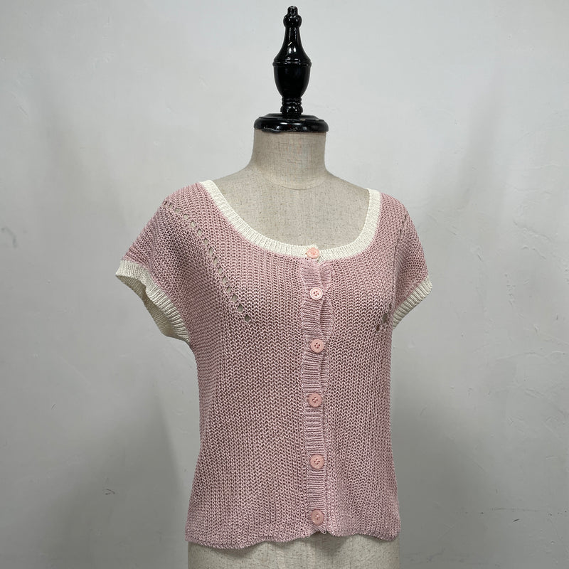 230513 - Knit Button Up Top (Best Price)