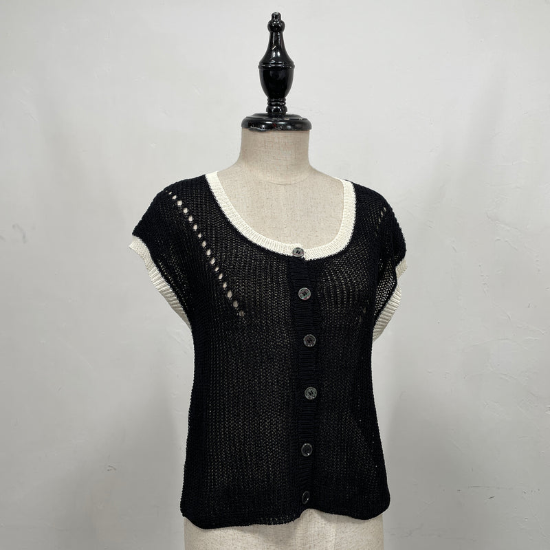 230513 - Knit Button Up Top (Best Price)