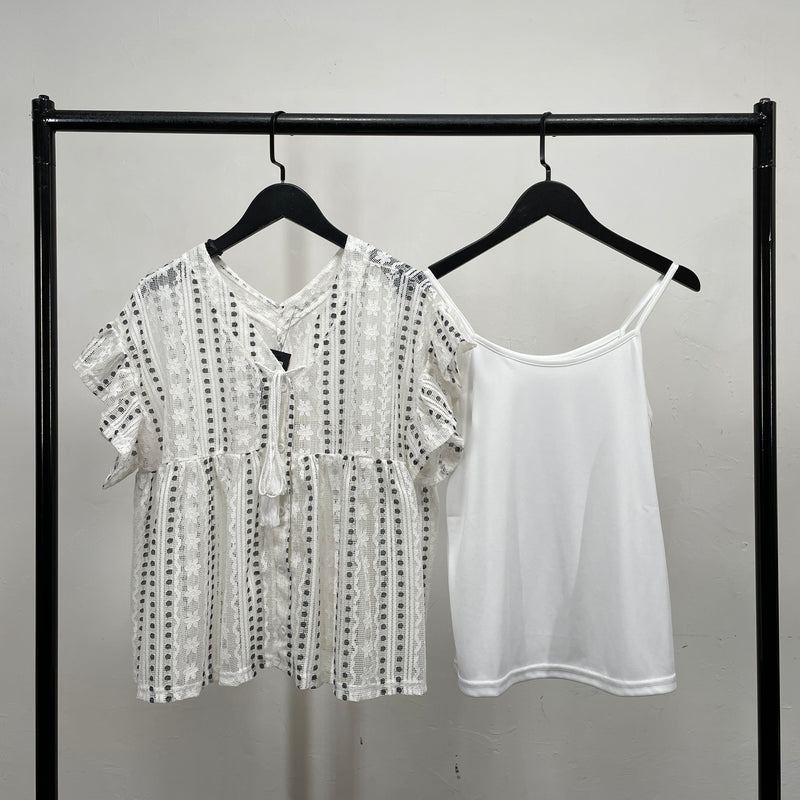230659 - Floral Lace Top (Best Price)