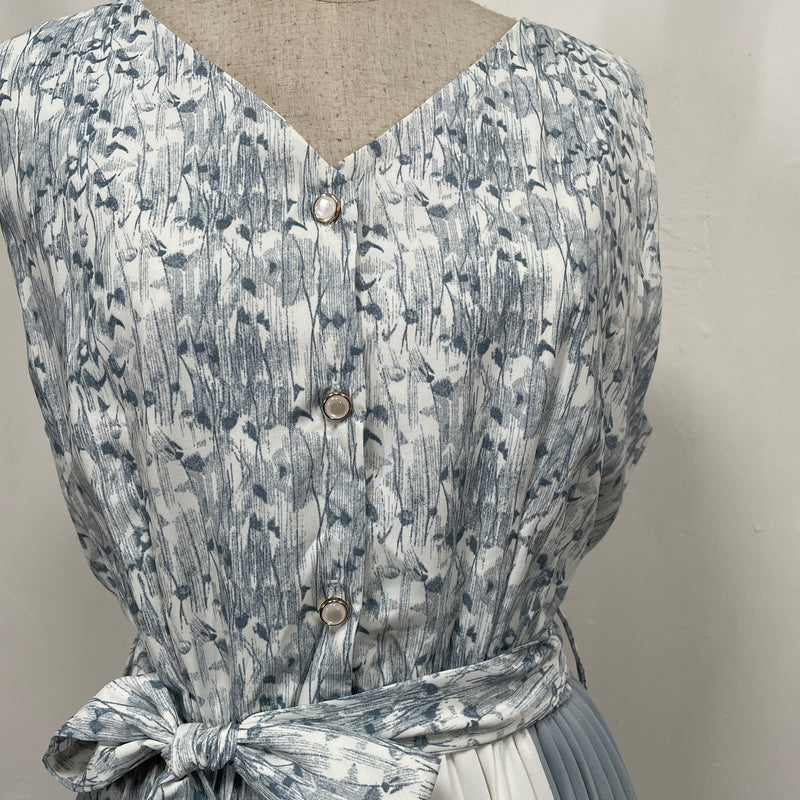 230635 - Chiffon Pleated Dress (Best Price)