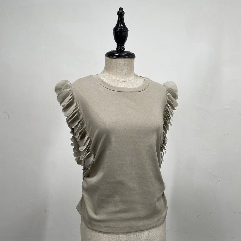 230608 - Gauze Trim Top (Best Price)