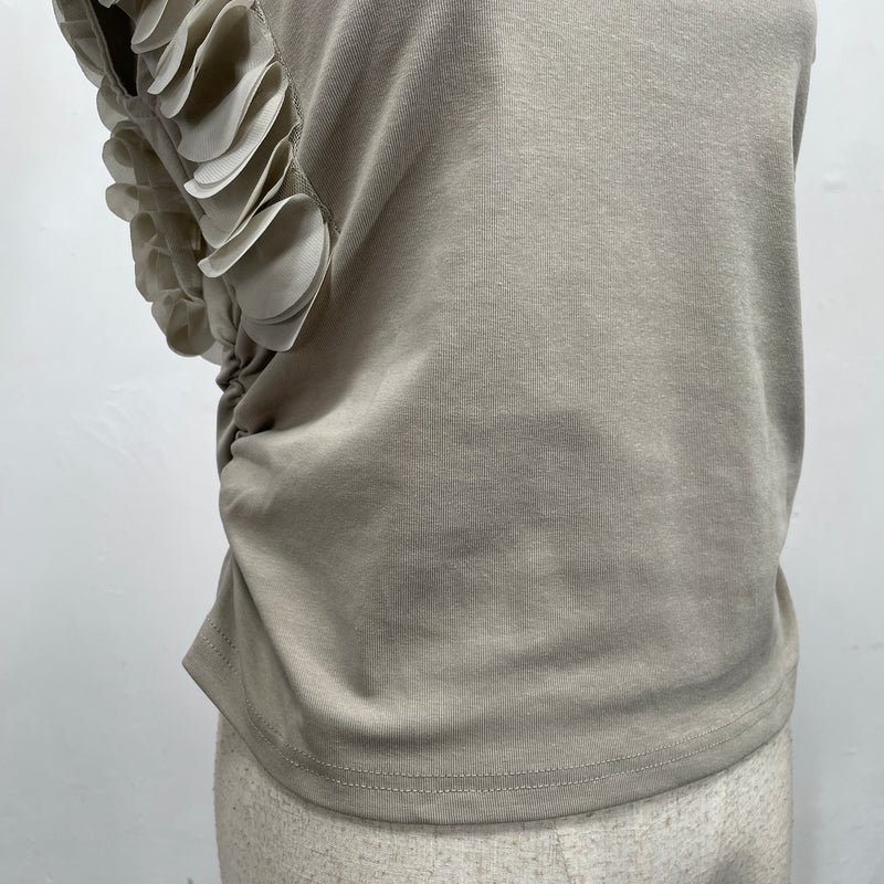 230608 - Gauze Trim Top (Best Price)