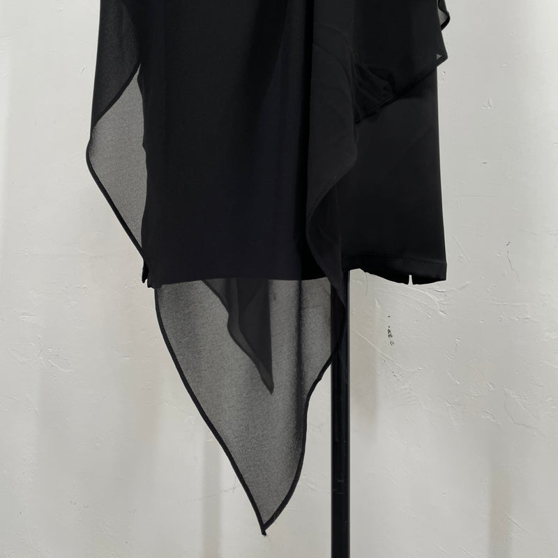 230624 - Chiffon Cape Dress (Best Price)