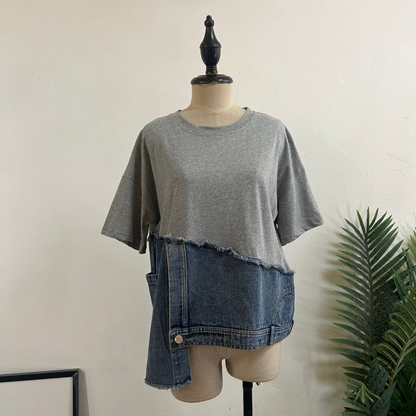250075 - Denim Top (❤️ Hot Item ❤️)