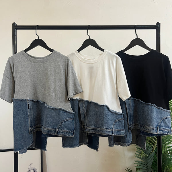 250075 - Denim Top (❤️ Hot Item ❤️)