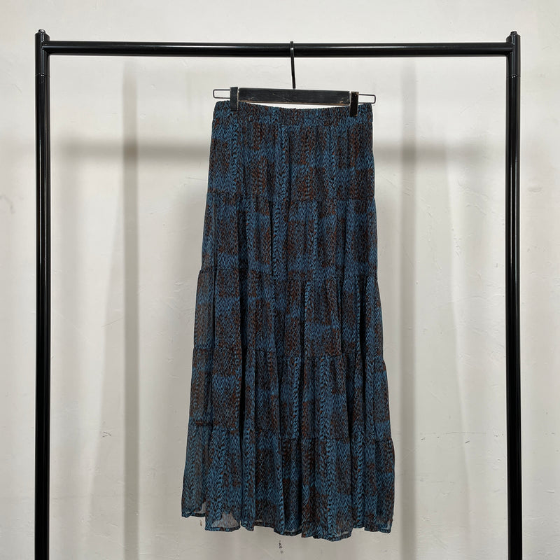 240024 - Print Chiffon Skirt(📣 New Item 📣)