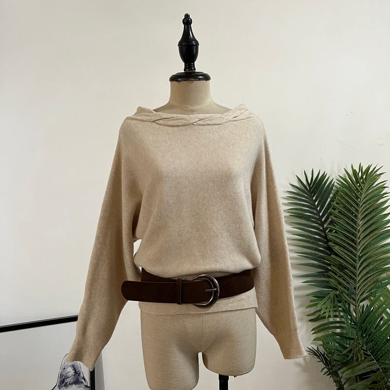 251393 - Bat Wing Knit Top