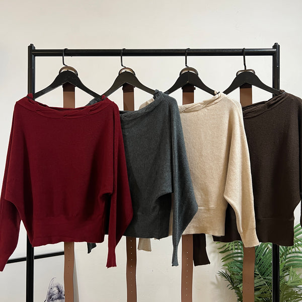 251393 - Bat Wing Knit Top