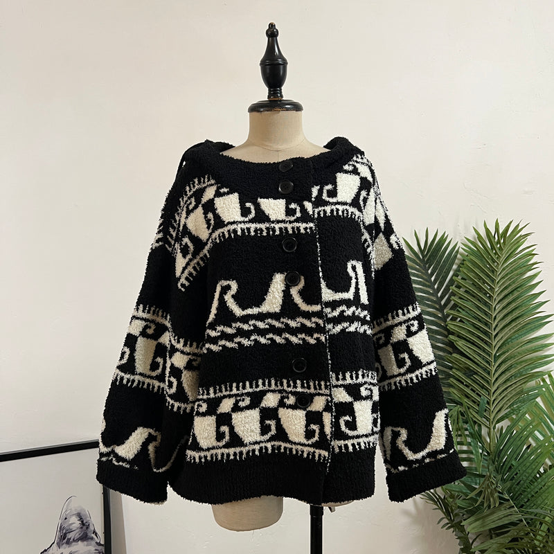 251374 - Bat Wing Knit Jacket