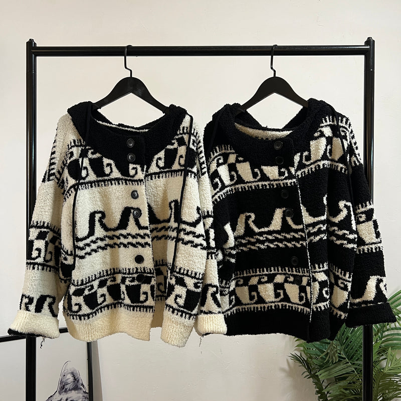 251374 - Bat Wing Knit Jacket