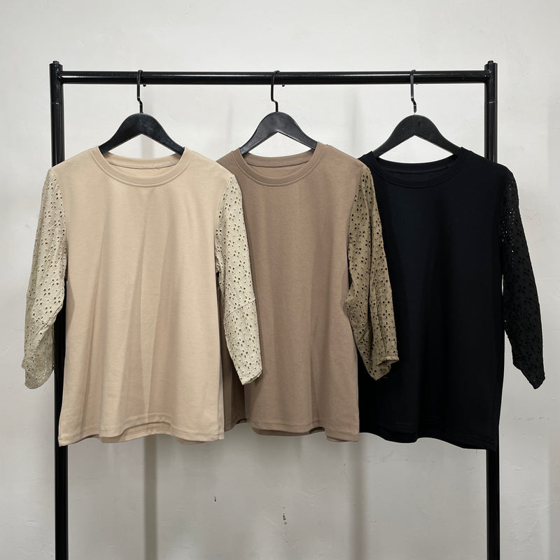 230774 - Lace Sleeve Top
