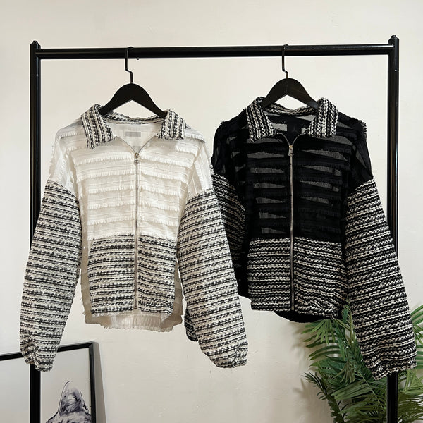 251359 - Tweed Lace Jacket