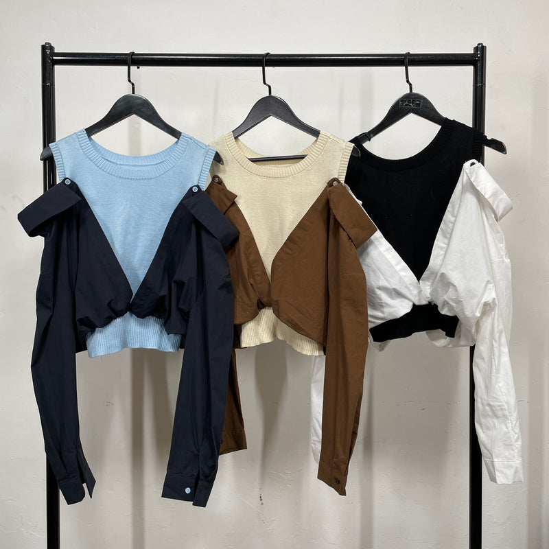 230803 - 2 In 1 Shirt Top