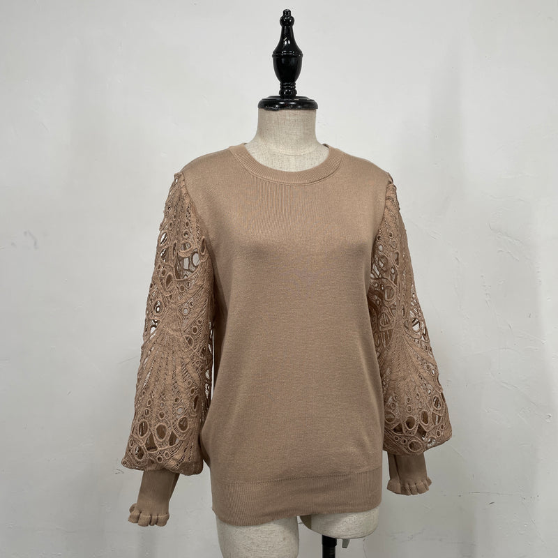230838 - Lace Sleeve Top(🛍 Limited 🛍)