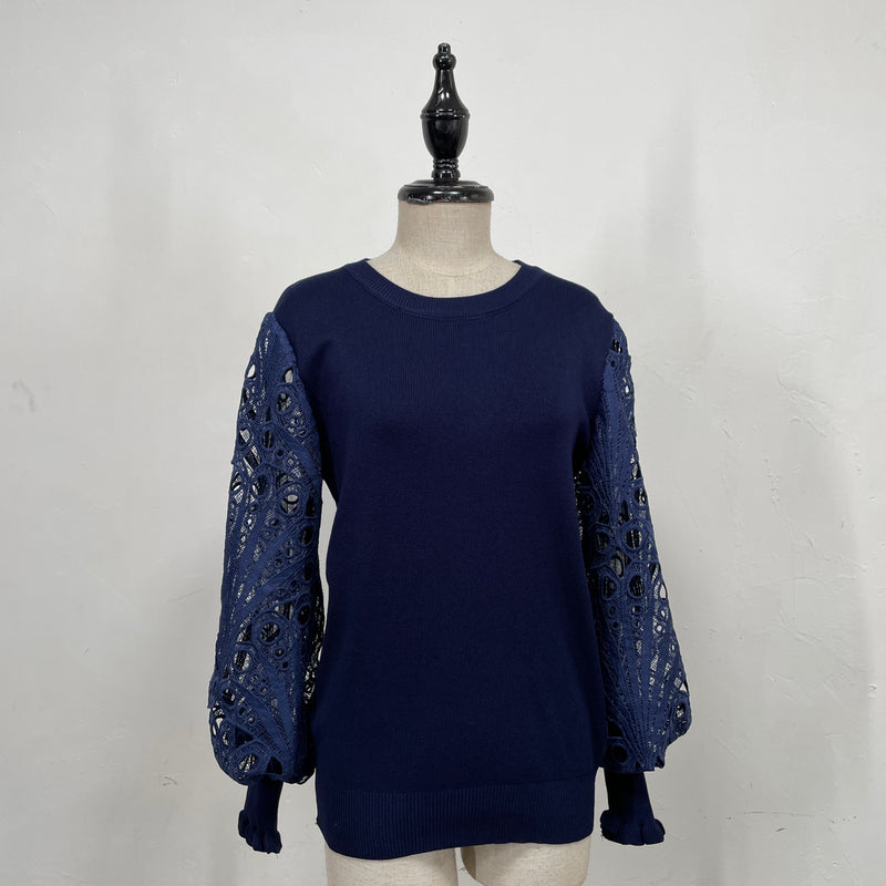 230838 - Lace Sleeve Top(🛍 Limited 🛍)