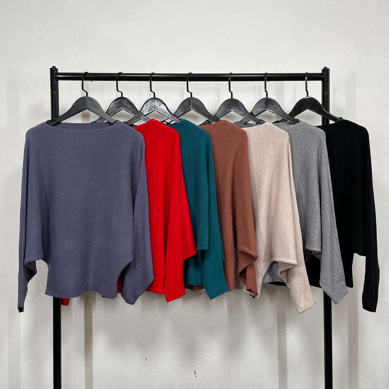230828 - Batwing Knitting Top(🛍 Limited 🛍) – URBANCOTTAGEHK