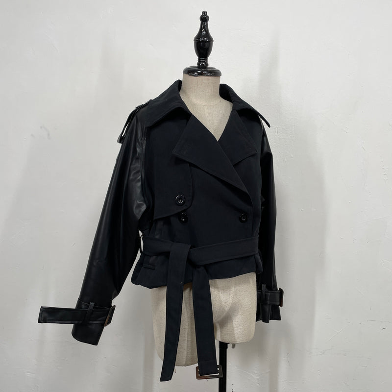 230818 - 2 Tone Trench Coat(🛍 Limited 🛍)
