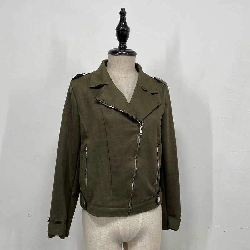230835 - Suede Biker Jacket(🛍 Limited 🛍)