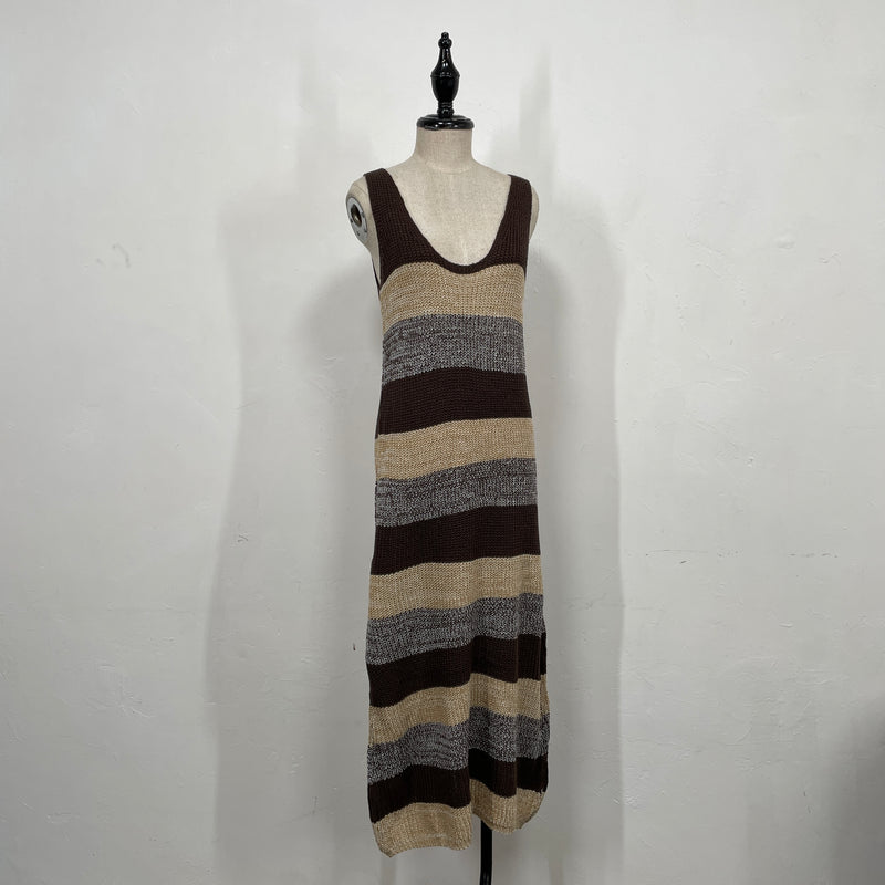 230822 - Striped Woollen Dress(🛍 Limited 🛍)