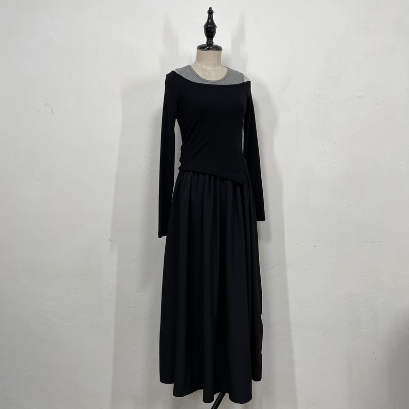 230819 - Cold Shoulder Dress Set(🛍 Limited 🛍)